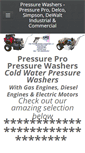 Mobile Screenshot of cmcpressurewashers.com